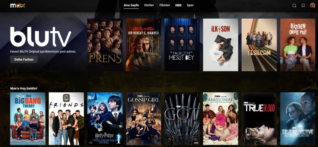 BluTV yerini Max Türkiye’ye bıraktı BluTV yerini Max Türkiye’ye bıraktı